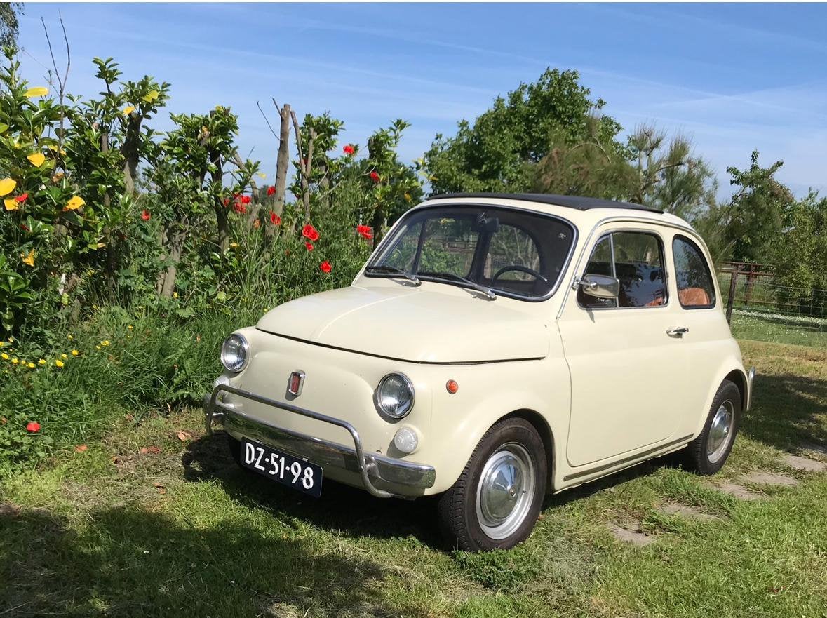 Fiat 500 oldtimer Crème, foto 11