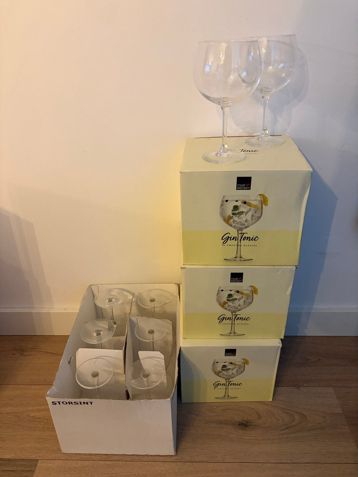 Royal Leerdam Gin Tonic glazen - 20 stuks, Huis en Inrichting, Ophalen, Nieuw, Overige merken, Glas
