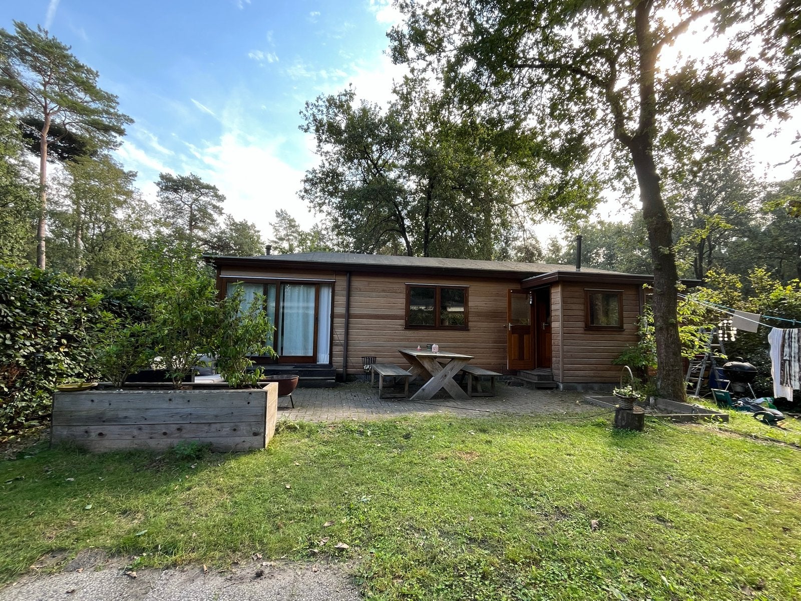Houten chalet met 2 slaapkamers, Tot en met 2