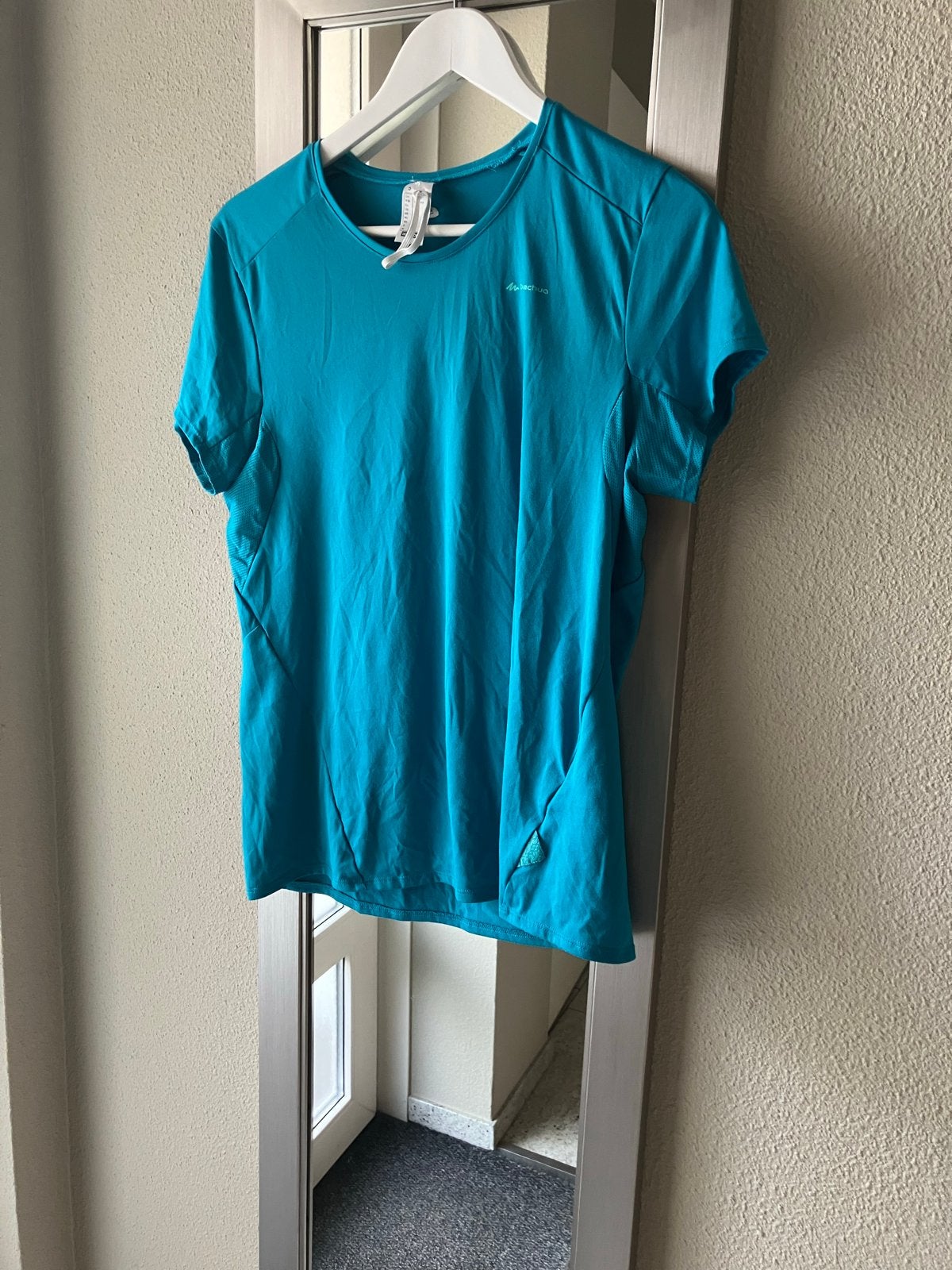 Decathlon Quechua dames sportshirt - maat L, Blauw, Ophalen of Verzenden, Zo goed als nieuw, Maat 42/44 (L)