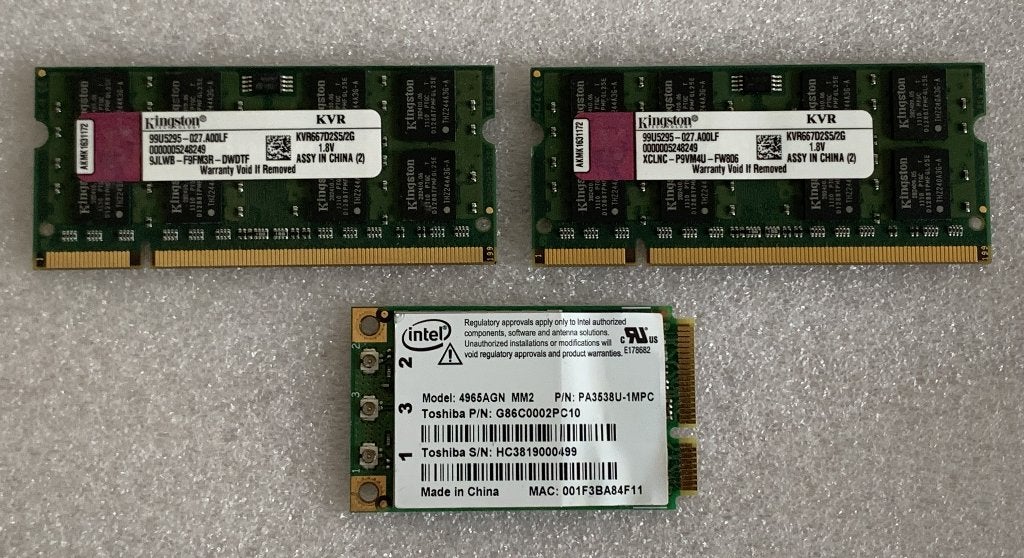 Toshiba Laptop onderdelen, Ophalen of Verzenden, Gebruikt, Toshiba