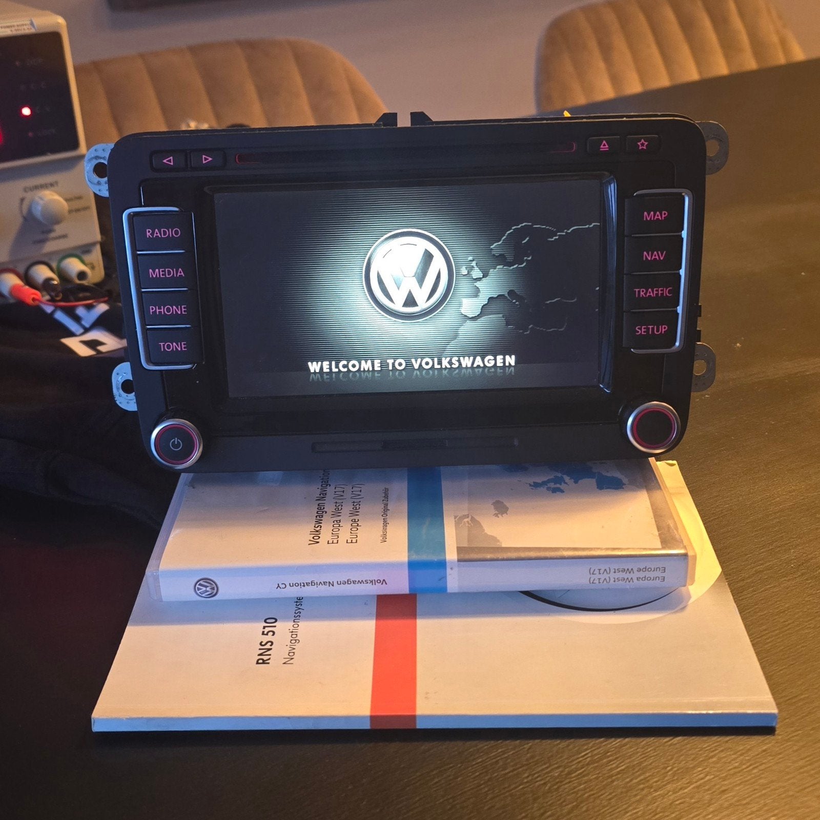 Rns510 Origineel Volkswagen navigatie incl montage, Auto diversen, Ophalen of Verzenden
