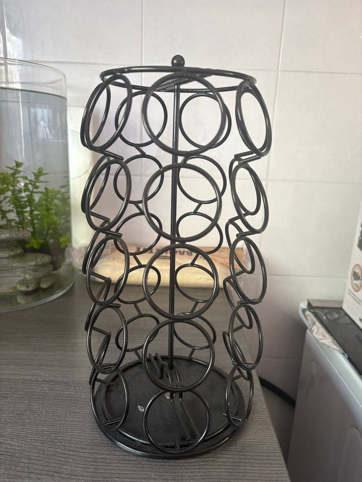 Nespresso capsulehouder - Zwart metaal, Witgoed en Apparatuur, Ophalen of Verzenden, Nieuw, Overige merken, Capsulehouder