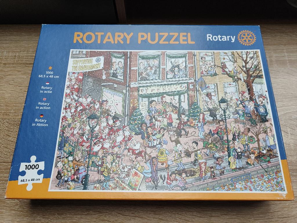 Rotary Puzzel 1000 - Rotary in Action (2020), Ophalen of Verzenden, 500 t/m 1500 stukjes, Zo goed als nieuw, Legpuzzel