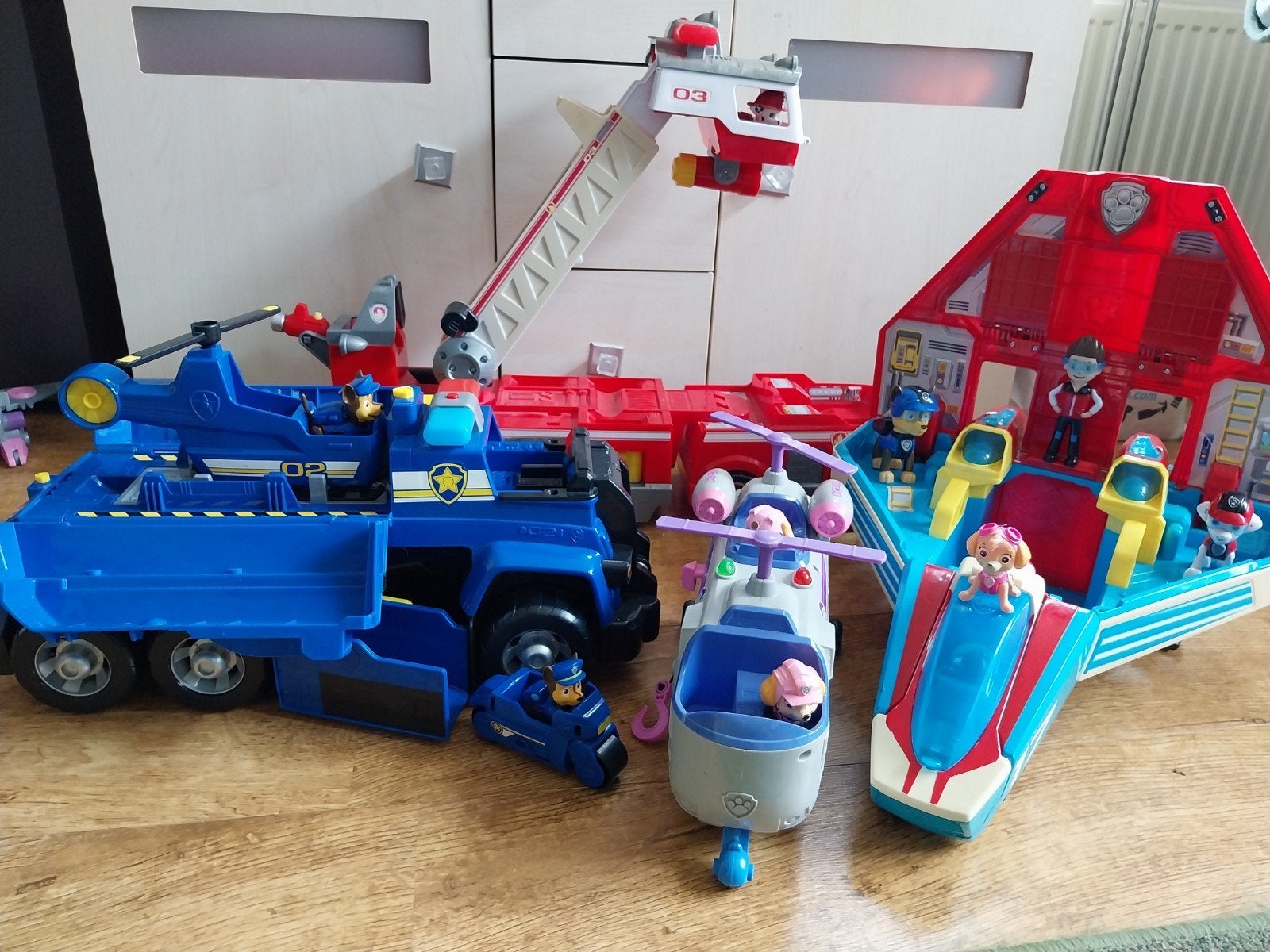 Grote Paw Patrol Voertuigen en kleine voertuigen, Ophalen of Verzenden, Gebruikt