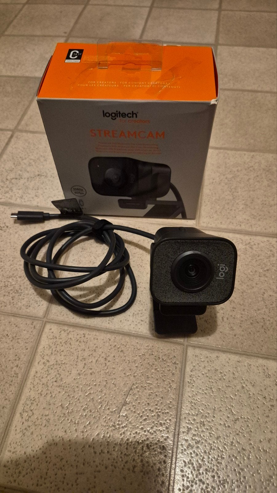 Logitech StreamCam - Grijs, Monitorclip, Logitech, Ophalen of Verzenden, Bedraad