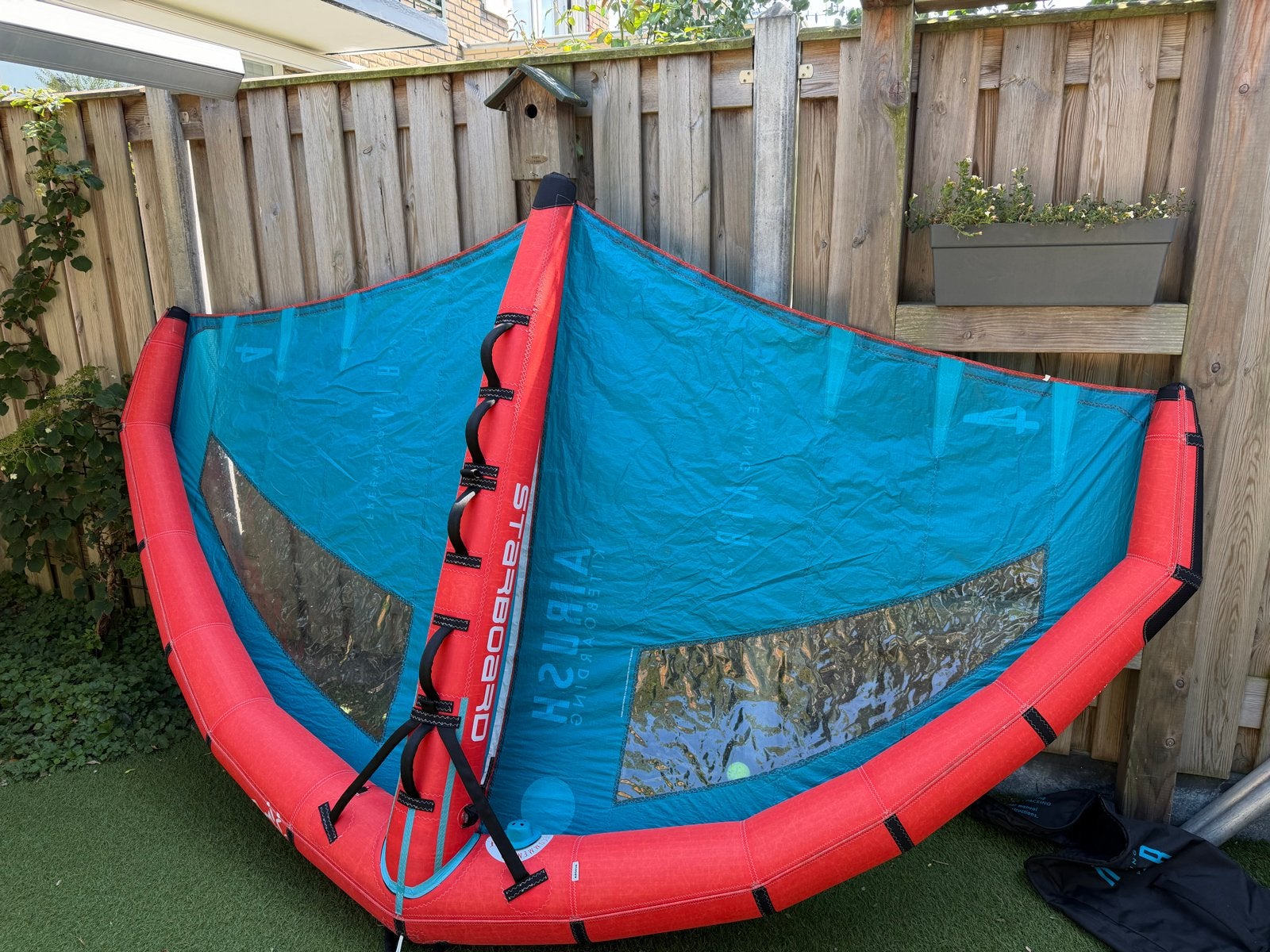 Starboard Airush Freewing Air V2 4m Wing, Watersport en Boten, Wingsurfen, Ophalen of Verzenden, Zo goed als nieuw, Wingsurf-wing