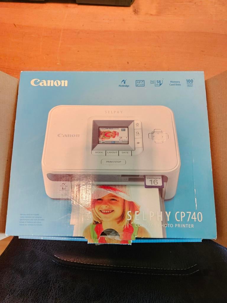 Canon Selphy CP740 Compacte Fotoprinter, Computers en Software, Printers, Zo goed als nieuw, Fotoprinter, Thermo-printer, Kleur printen