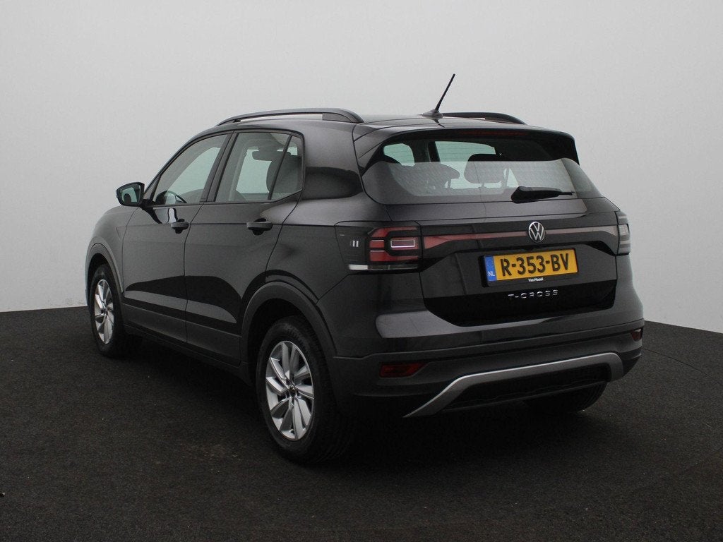 Volkswagen T-Cross 1.0 TSI Life | Adaptive cruise control |, Auto's, Volkswagen, Gebruikt, Zwart, Origineel Nederlands, Bedrijf