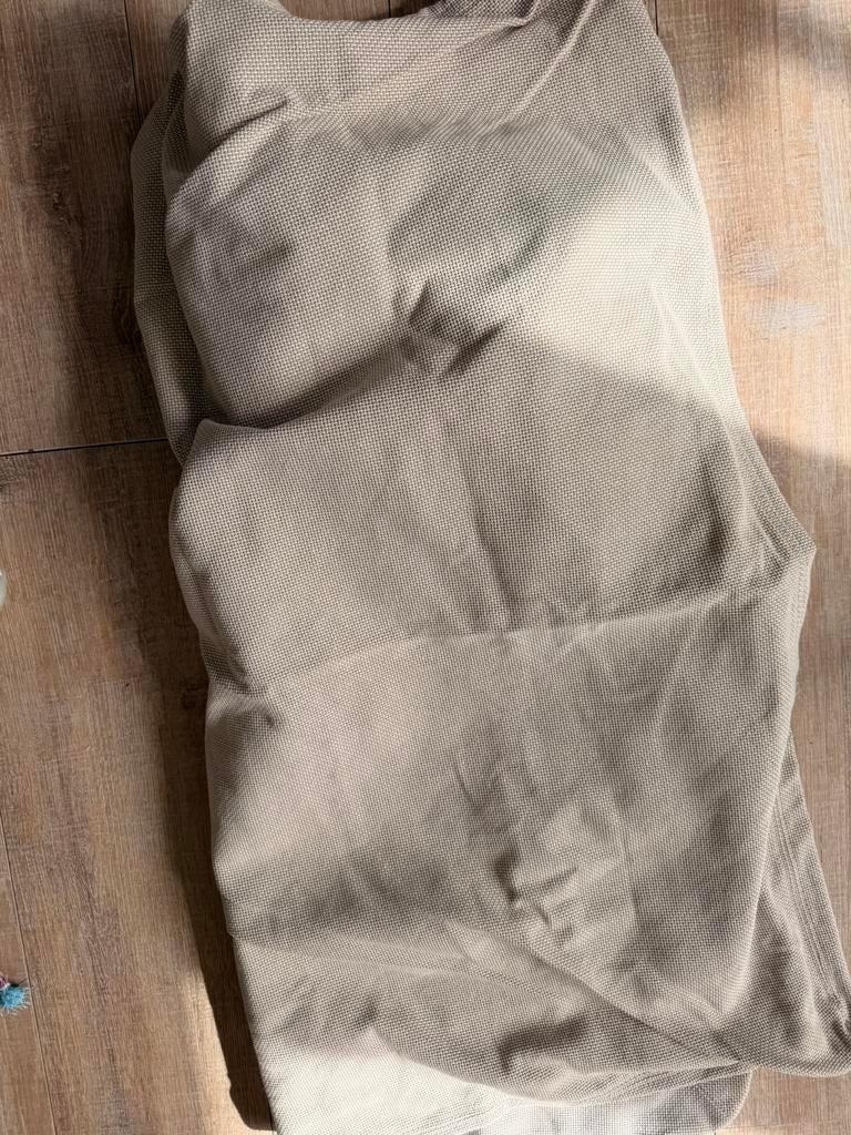 Ikea soderhamn HOES poef/voetenbank fridtuna lichtbeige, Ophalen of Verzenden, Zo goed als nieuw