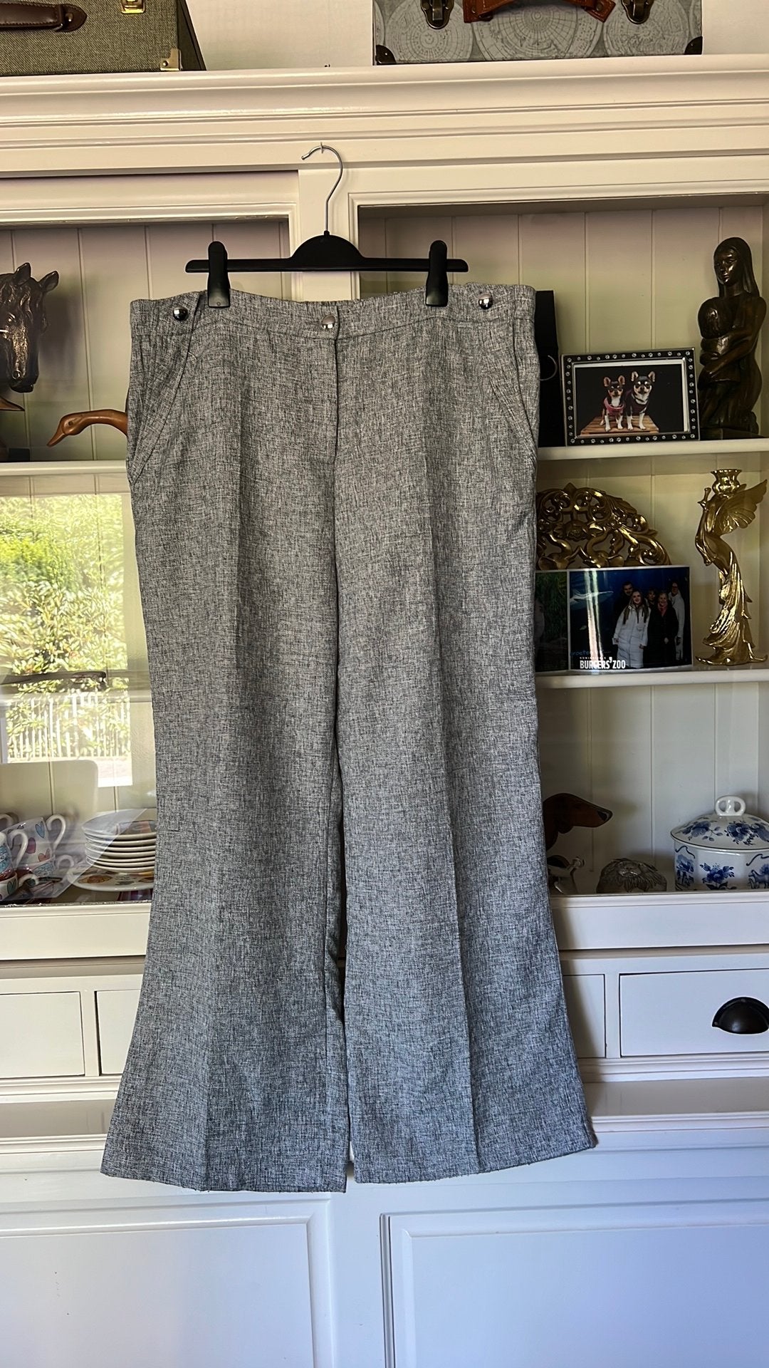 Broek Norah mt 48, Kleding | Dames, Zwart, Maat 46/48 (XL) of groter, Ophalen of Verzenden, Zo goed als nieuw
