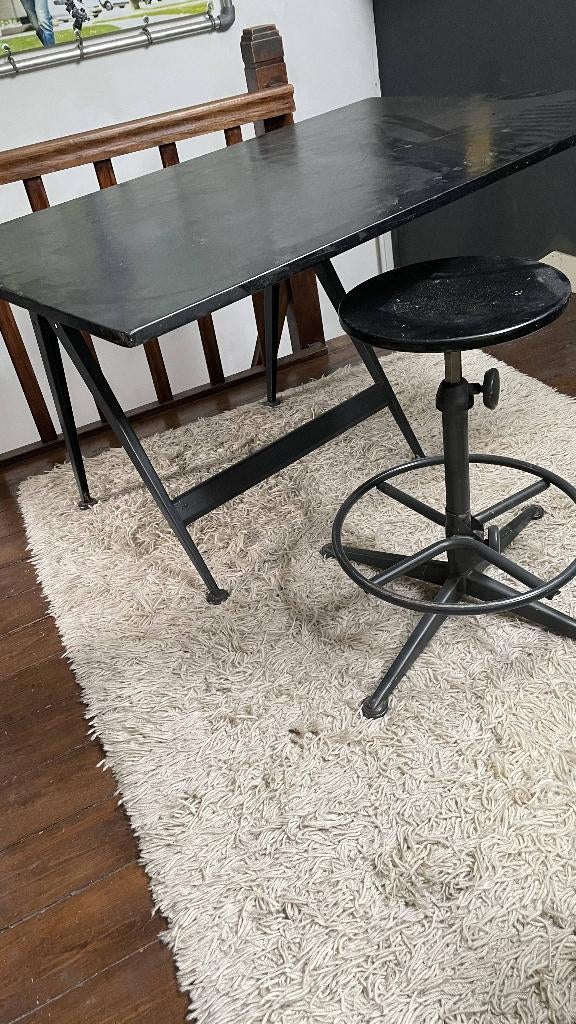 Industrieeel buro, tekentafel, Ophalen, Gebruikt, Minder dan 130 cm