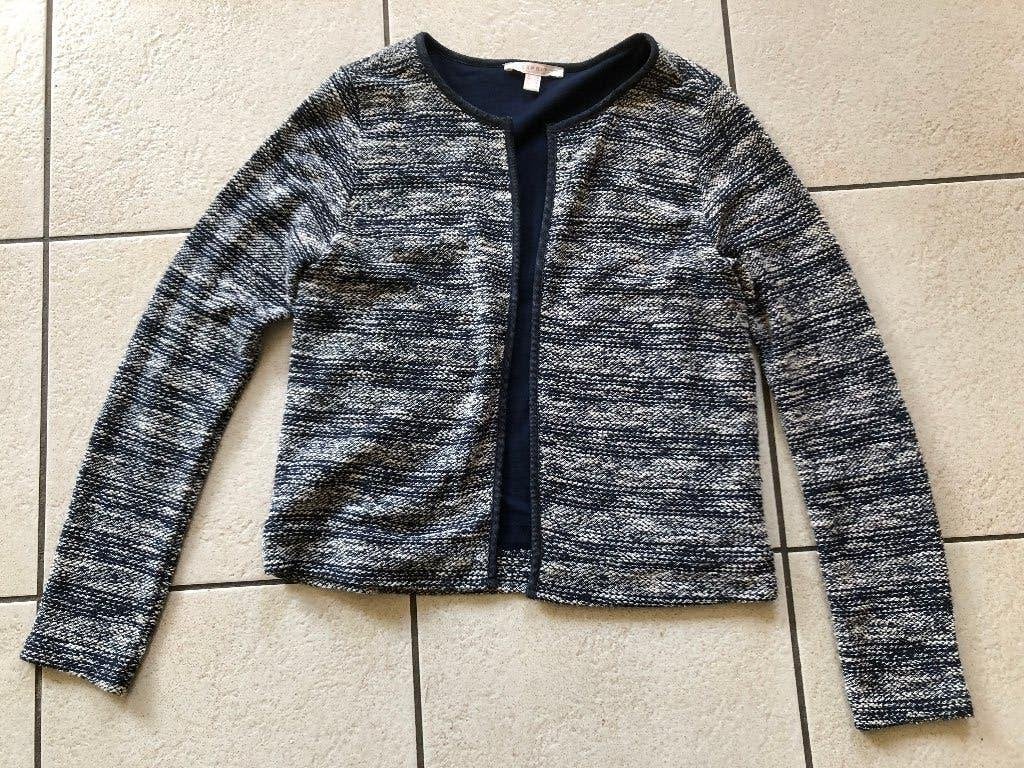 Mooi blauw/wit gemêleerd vest Esprit maat S/M, Maat 38/40 (M), Blauw, Ophalen of Verzenden, Zo goed als nieuw