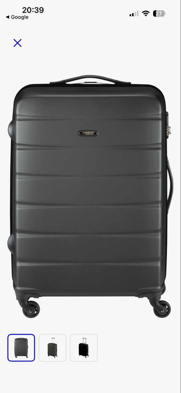 Princess traveller Zwarte Koffer helemaal nieuw!, Sieraden, Tassen en Uiterlijk, Koffers, 60 tot 70 cm, Gebruikt, Hard kunststof