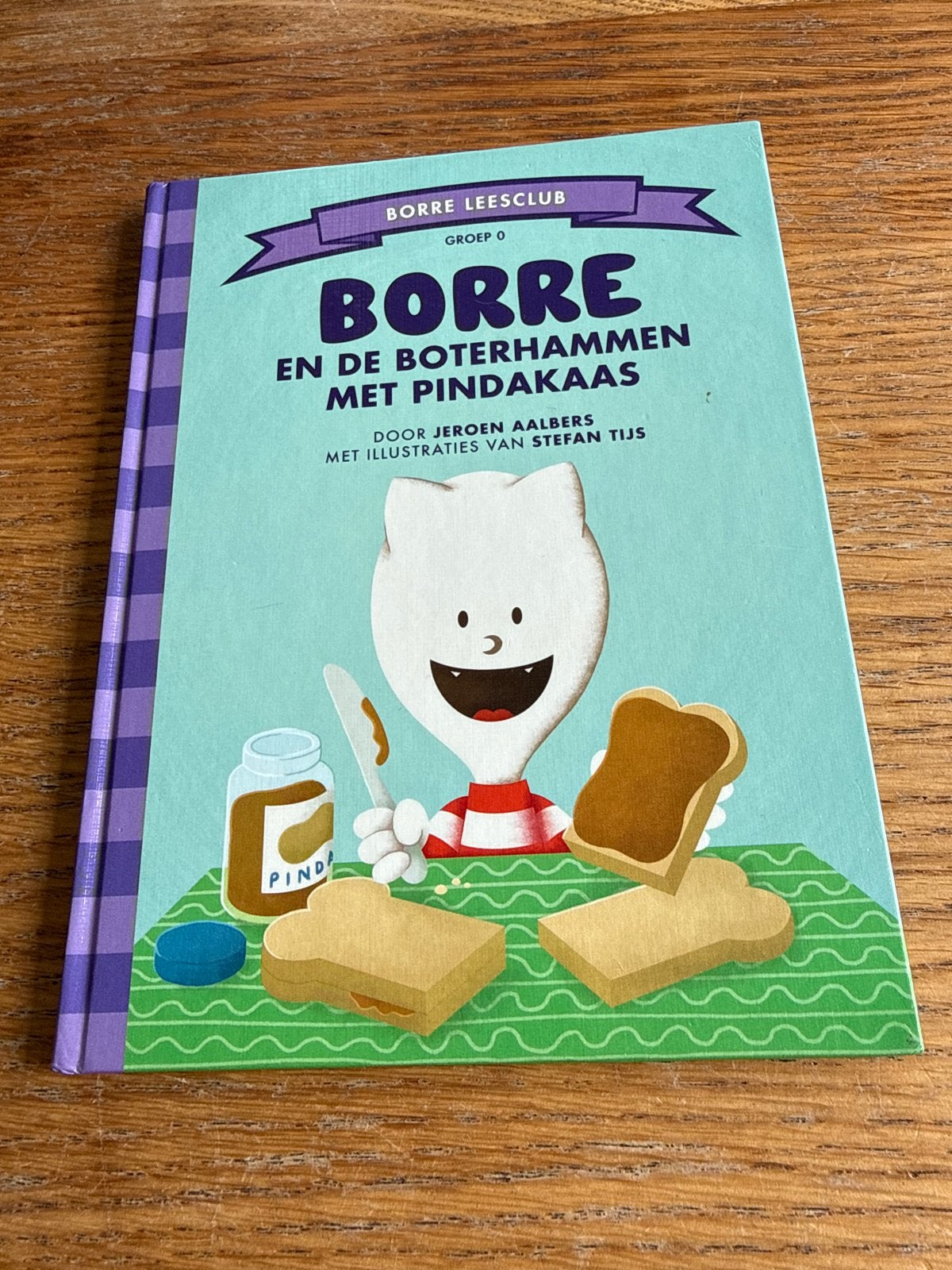 Borre en de boterhammen met pindakaas - Borre Leesclub, Boeken, Kinderboeken | Kleuters, Fictie algemeen, Jongen of Meisje, Ophalen of Verzenden