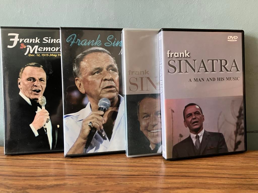 Frank Sinatra DVD collectie - 4 stuks - Uitstekende staat, Alle leeftijden, Ophalen of Verzenden, Zo goed als nieuw, Muziek en Concerten
