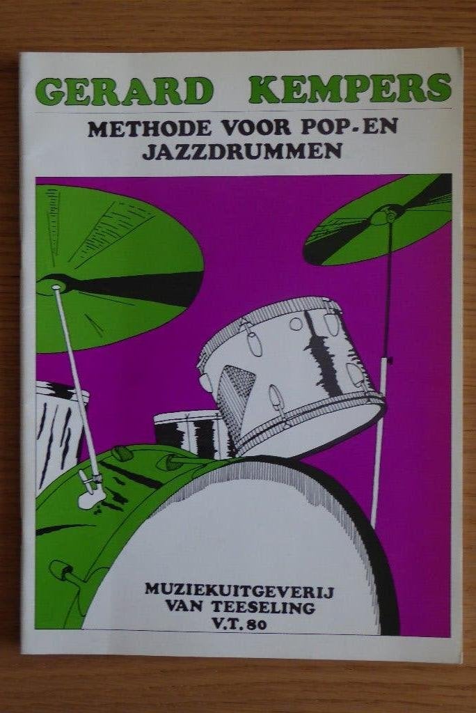 Gerard Kempers – Methode voor Pop en Jazz Drummen, Muziek en Instrumenten, Drums of Percussie, Les of Cursus, Ophalen of Verzenden