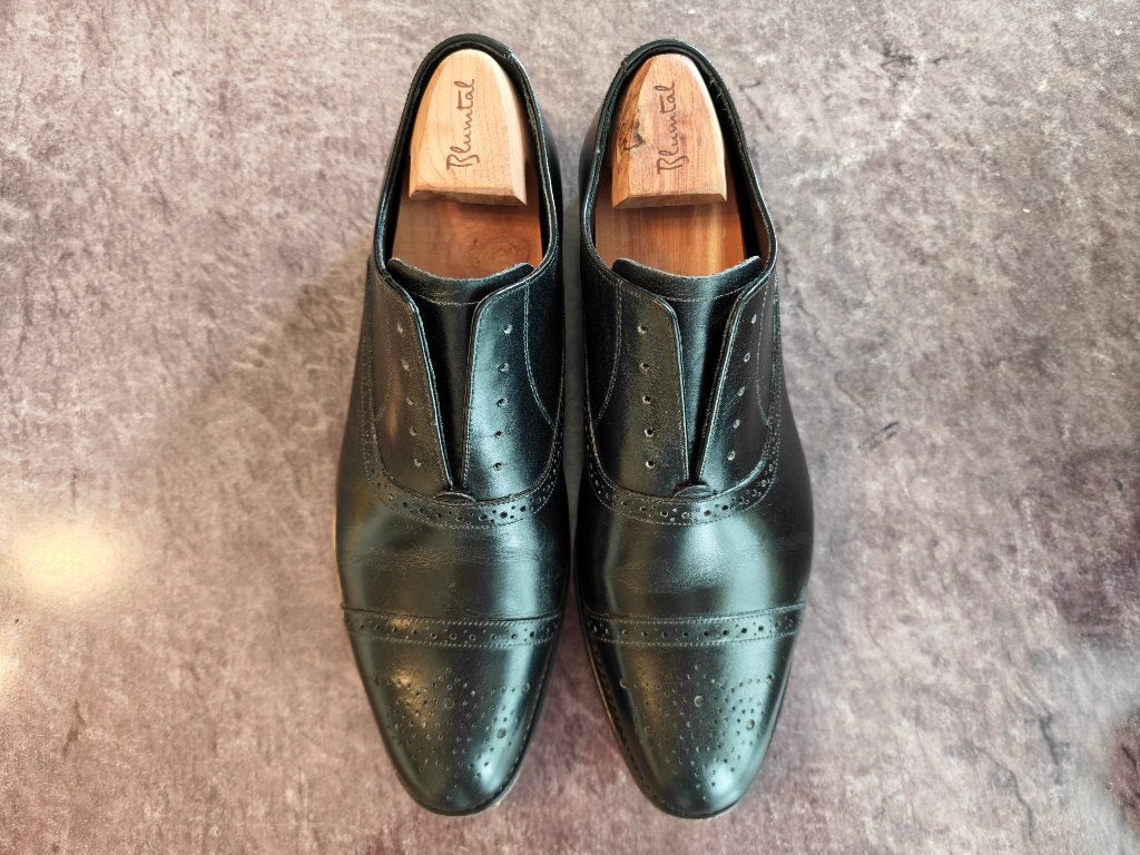 Barker - Holland Park - Black Calf UK 7G, Verzenden, Zwart, Barker, Gedragen