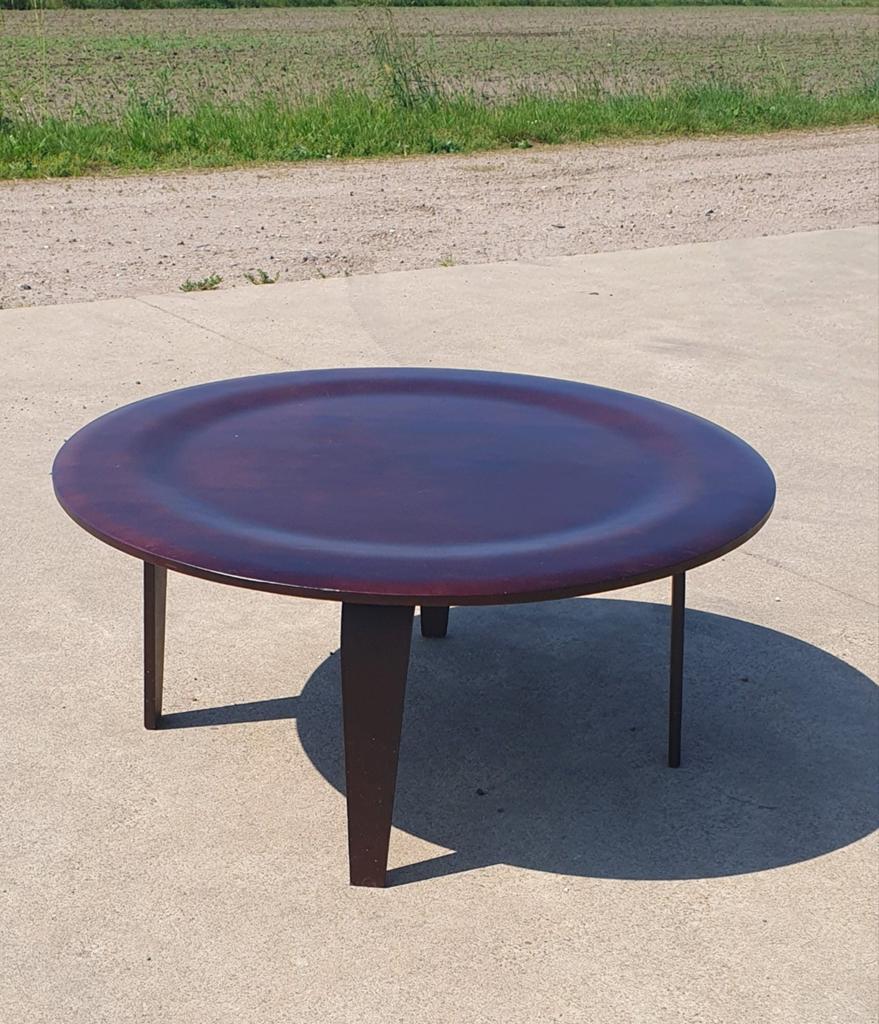 Salontafel rond moulded plywood modern ø, Huis en Inrichting, Tafels | Salontafels, Ophalen, 50 tot 100 cm, Rond, 50 tot 100 cm