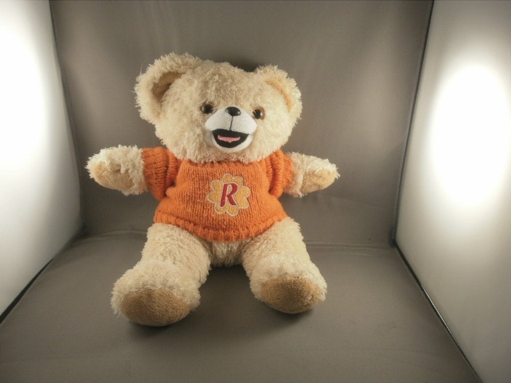 Robijn beer met fleece trui aan kan ook uit 34 cm Harig, Overige merken, Beer, Korrelvulling, Nieuw