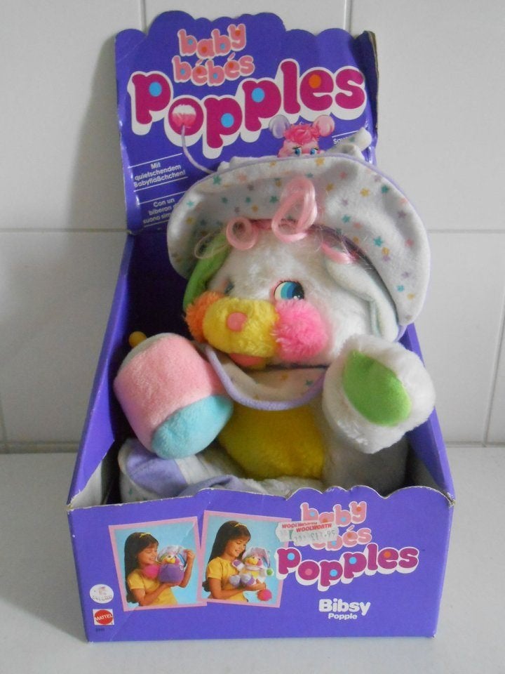 vintage popples baby bibsy nieuw, Met doos, Overige merken, Overige karakters, Overige typen