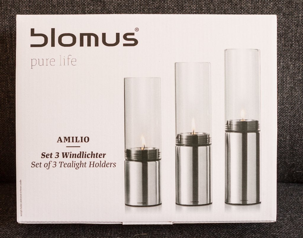 Mooie set Blomus windlichten - nieuw, Huis en Inrichting, Woonaccessoires | Kandelaars en Kaarsen, Ophalen, Overige merken, Nieuw