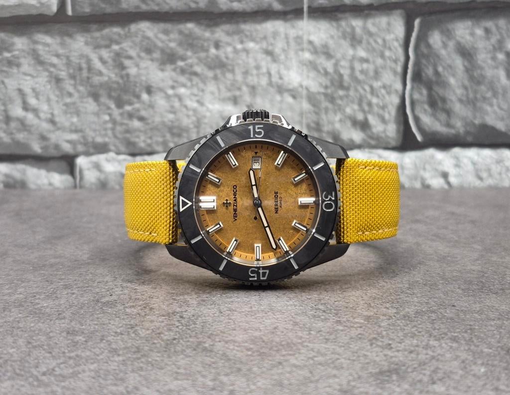Venezianico Nereide Aureo/Carbonio ONE OFF - Nieuw!, Overige merken, Overige materialen, Polshorloge, Overige materialen