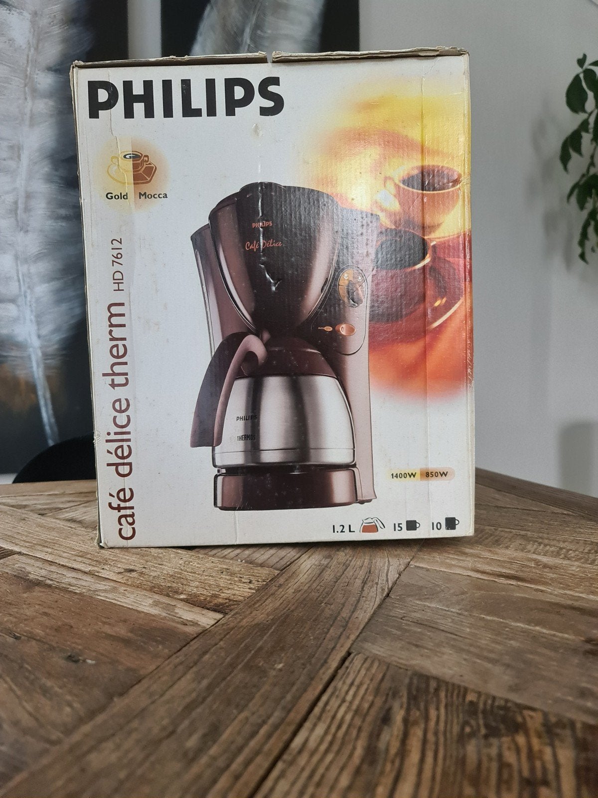 Philips Café Délice Gold Mocca HD7612 Koffiezetapparaat, Witgoed en Apparatuur, Koffiezetapparaten, 10 kopjes of meer, Ophalen of Verzenden