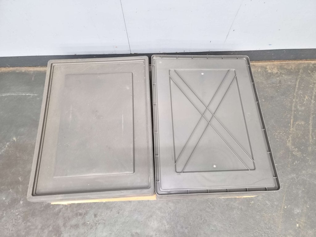 RAKO Oplegdeksels 800 x 600mm krat deksel , euronorm eurobak, Niet ingevuld, Gebruikt, 40 tot 60 cm, Niet ingevuld