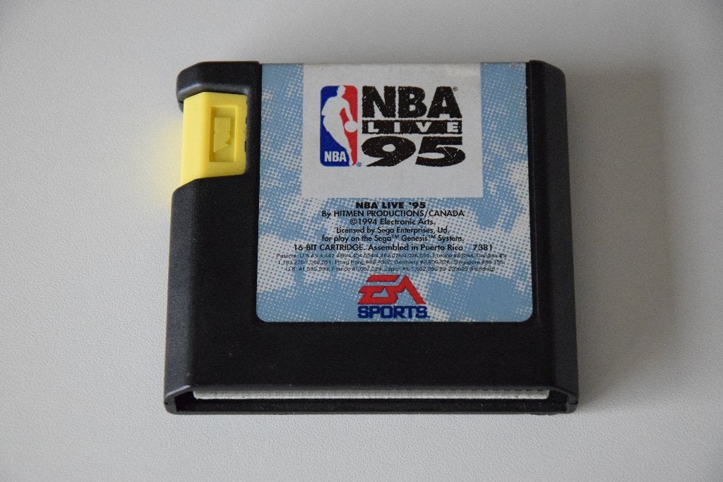 SEGA Mega Drive (SMD): NBA Live '95 (1995), Gebruikt, 2 spelers, Ophalen of Verzenden, Vanaf 3 jaar