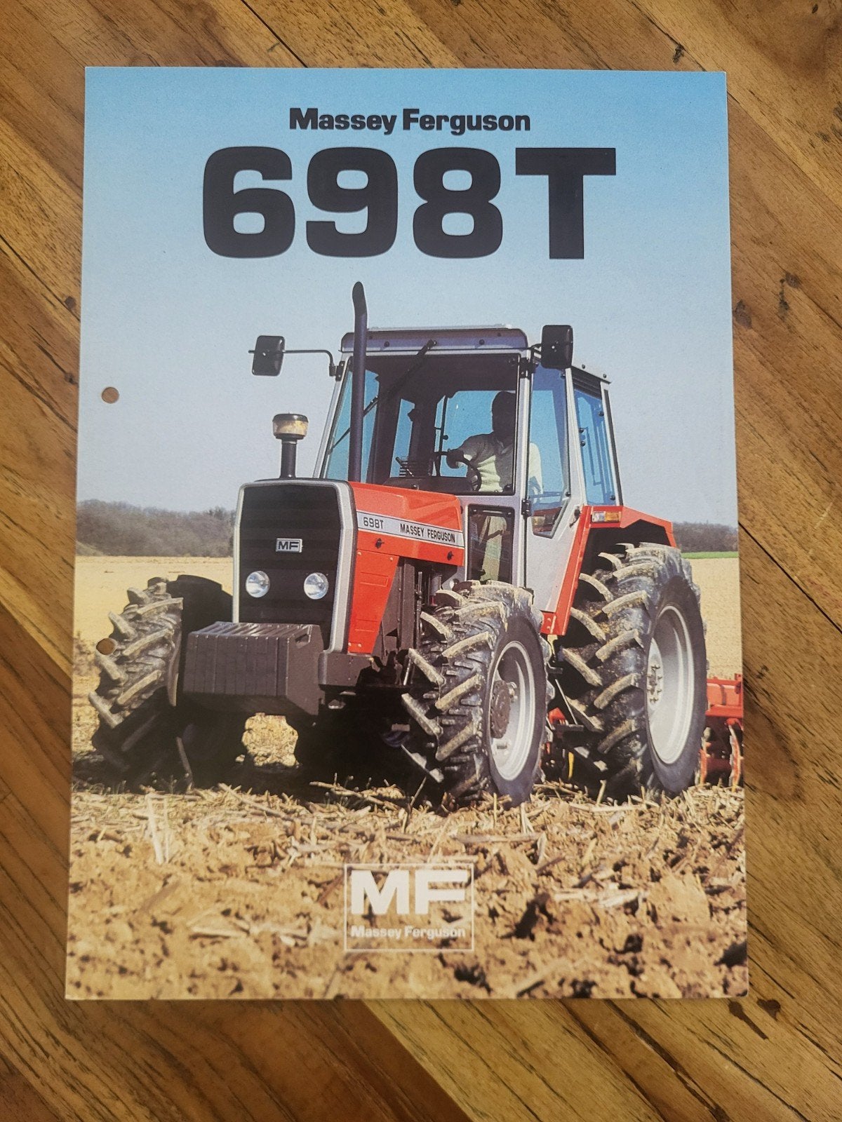 tractor folder Massey Ferguson 698 T, Boeken, Ophalen of Verzenden, Zo goed als nieuw