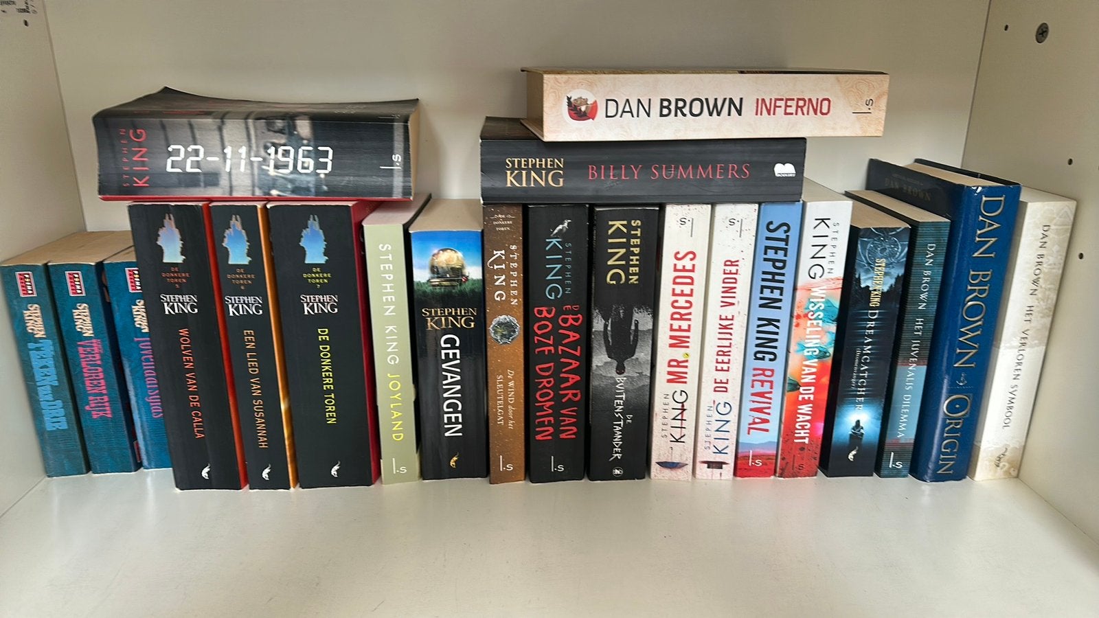 Stephen King & Dan Brown Boeken Collectie, Boeken, Ophalen, Gelezen, Nederland
