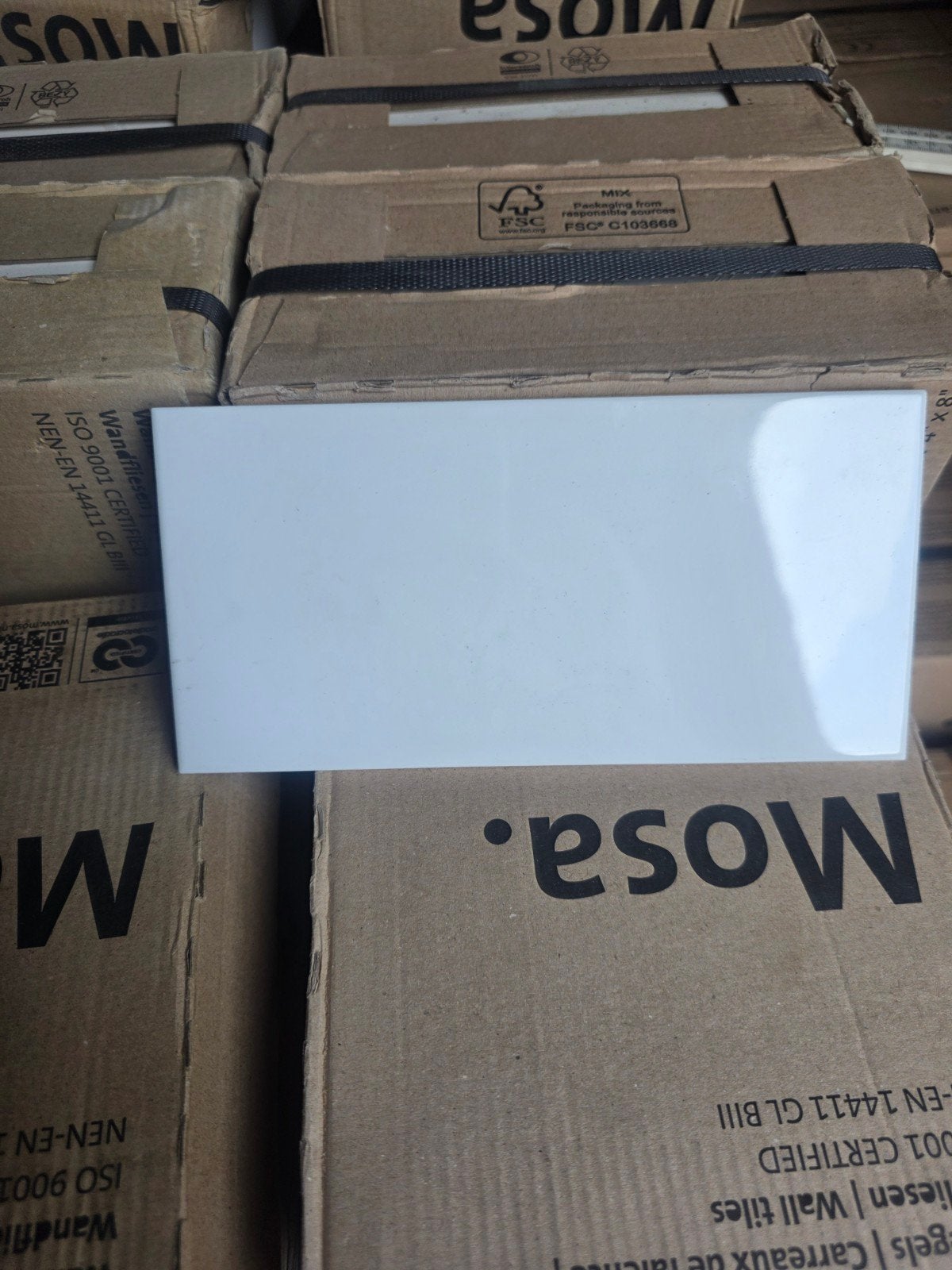 Witte Mosa wandtegels 10x20 cm - 32 m², Ophalen of Verzenden