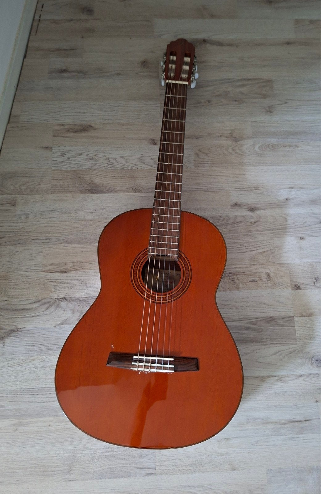 Valencia Gitaar Model No: CG30R., Ophalen, Zo goed als nieuw, Klassieke of Spaanse gitaar, Met koffer