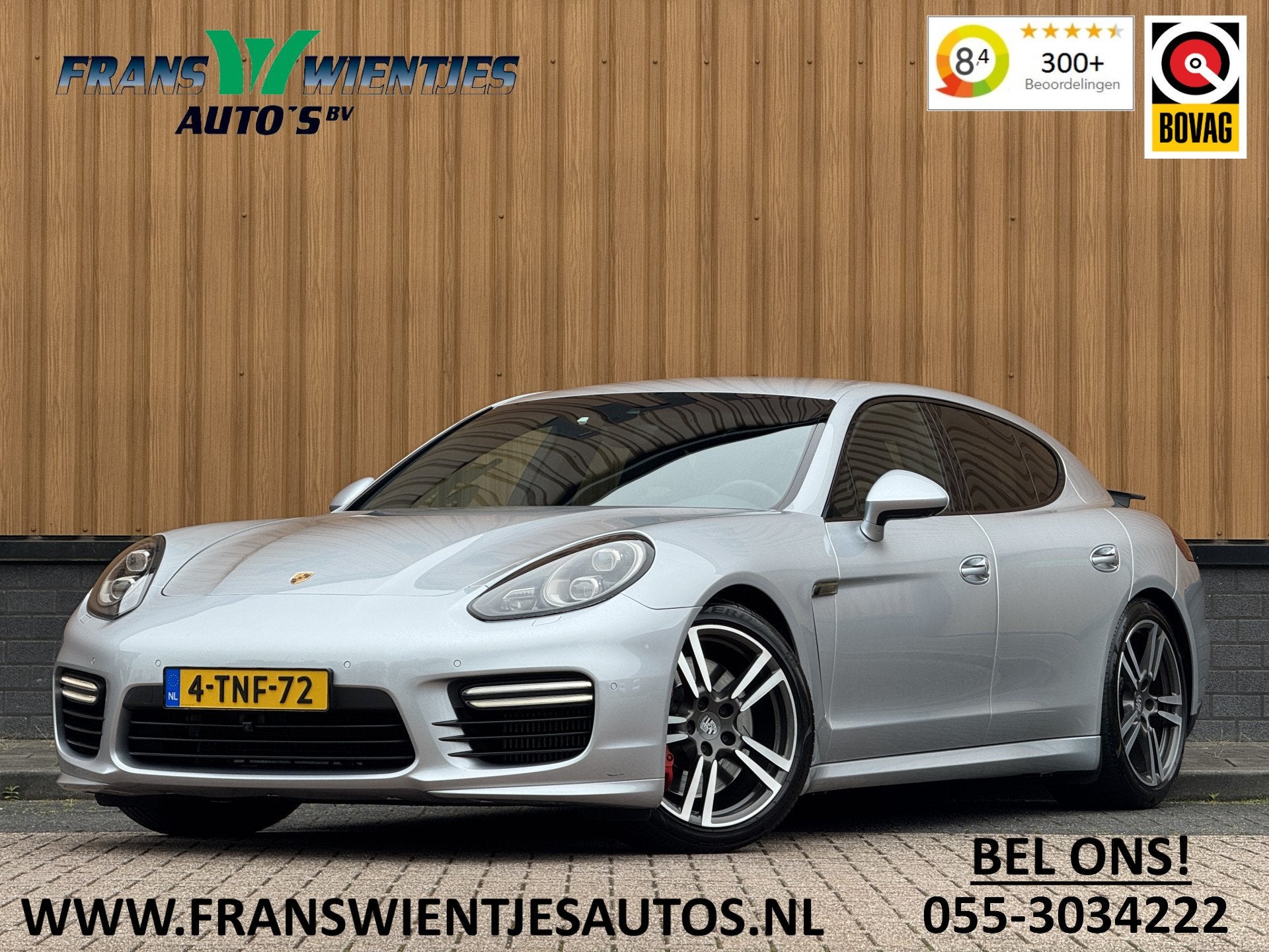 Porsche Panamera 4.8 Turbo | Facelift! | Origineel Nederland, Auto's, Porsche, Euro 5, Gebruikt, 4 stoelen, Bedrijf