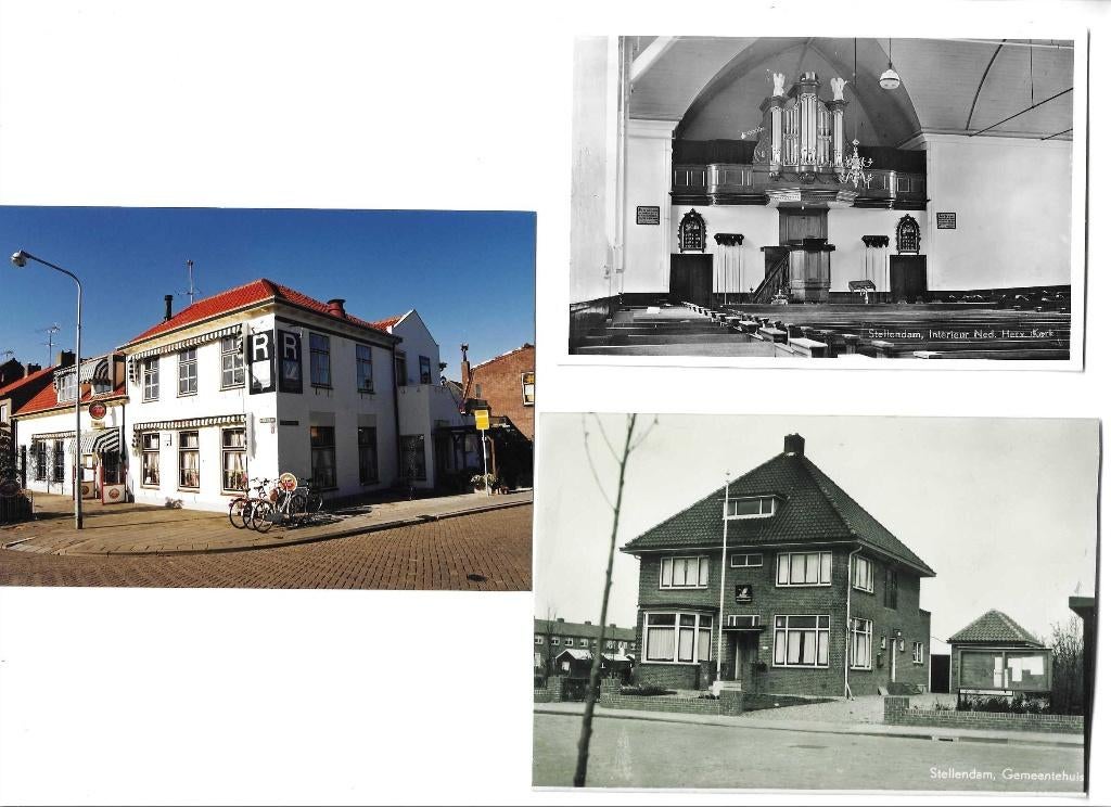 stellendam  3x  ook apart  fietsenrek met bier reclame, Verzenden, 1960 tot 1980, Gelopen, Zuid-Holland
