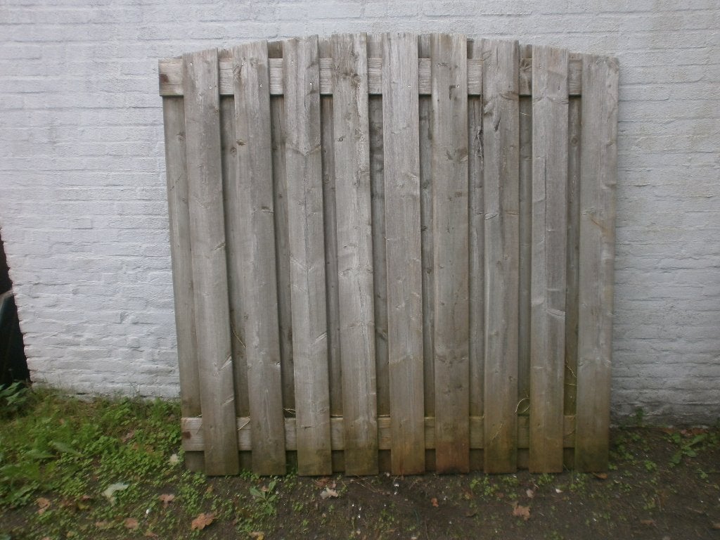 4 schuttingdelen, Tuin en Terras, Ophalen, Minder dan 3 meter, Hout, 1 tot 2 meter