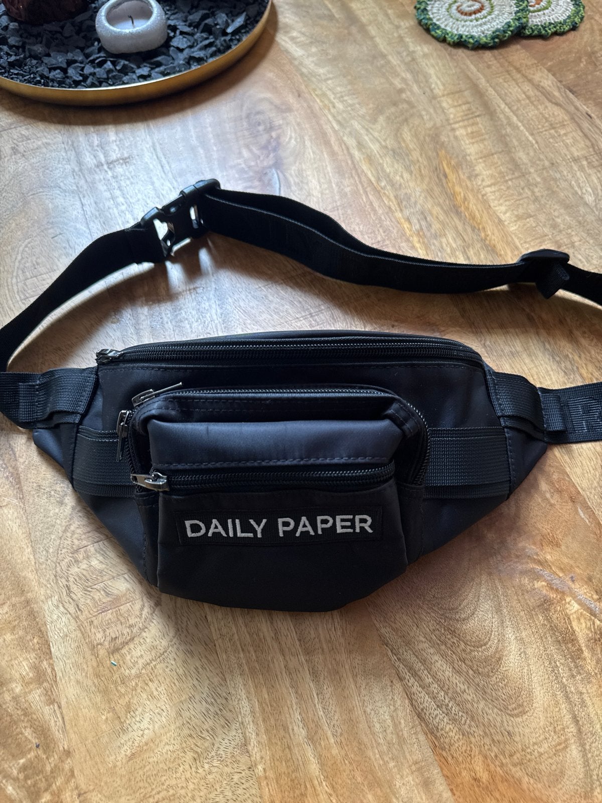Daily Paper heuptas / crossbody tas - Nieuwstaat, Ophalen of Verzenden, Nieuw, Zwart, Overige typen