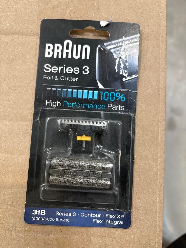 Braun Series 3 31B scheerblad en mesje, Scheren en Epileren, -, -, Nieuw