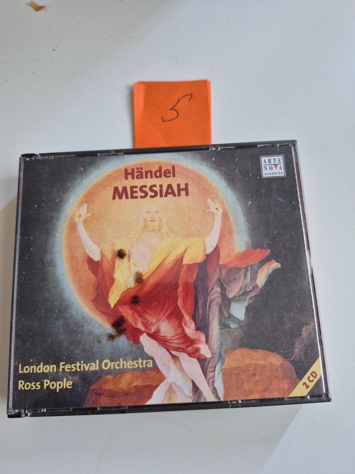 Händel Messiah - London Festival Orchestra - 2 CD, Gebruikt, Ophalen of Verzenden, Oratorium, Inclusief doosje