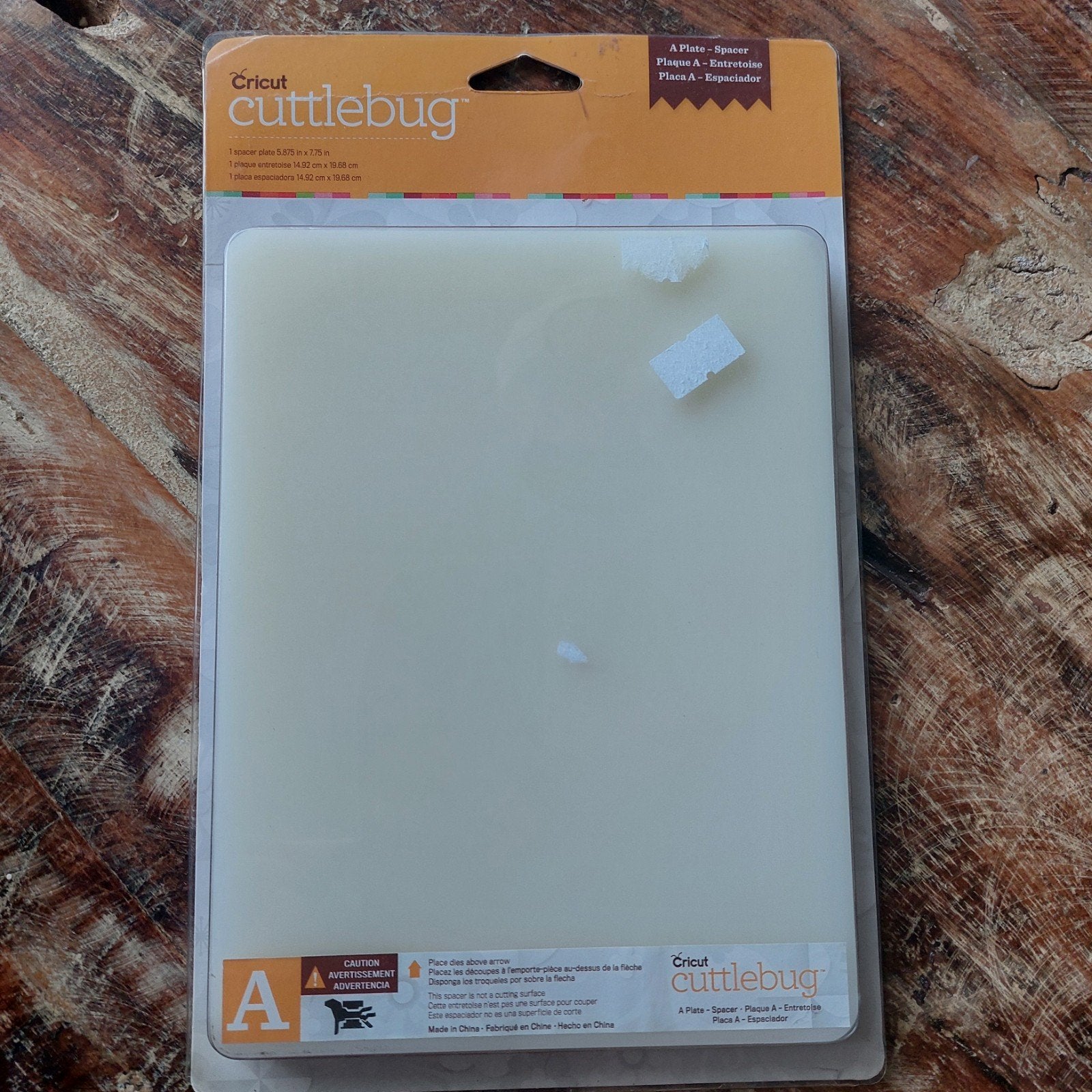 Cricut Cuttlebug A Plaat - Spacer voor Embossing/Snijden, Hobby en Vrije tijd, Knutselen, Ophalen of Verzenden