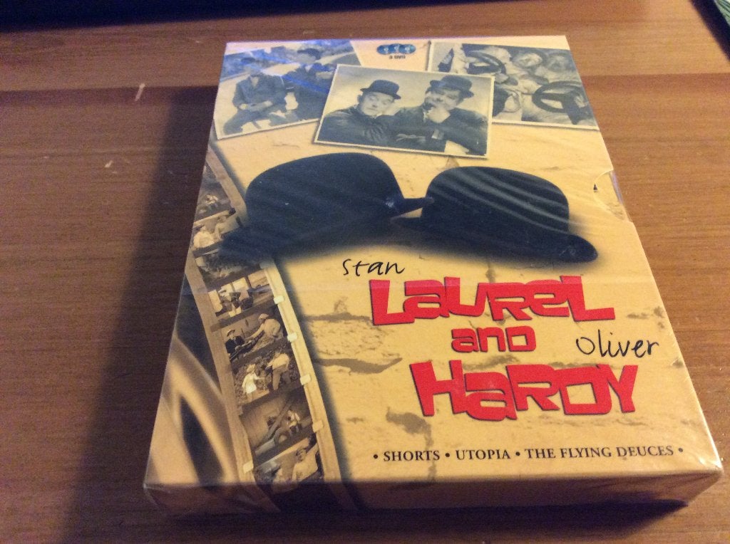 Laurel and Hardy. 3-dvd box. nieuw, Alle leeftijden, Ophalen of Verzenden, Nieuw in verpakking, Klassieker