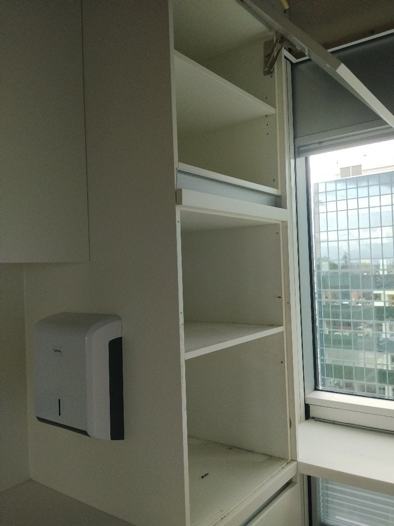 Keuken, Ophalen, Wit, Enkelwandige keuken, Zo goed als nieuw