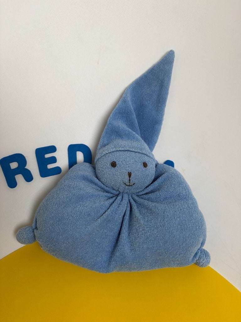 K3740 difrax pop popje spookje blauw badstof, Ophalen of Verzenden, Zo goed als nieuw, Overige typen