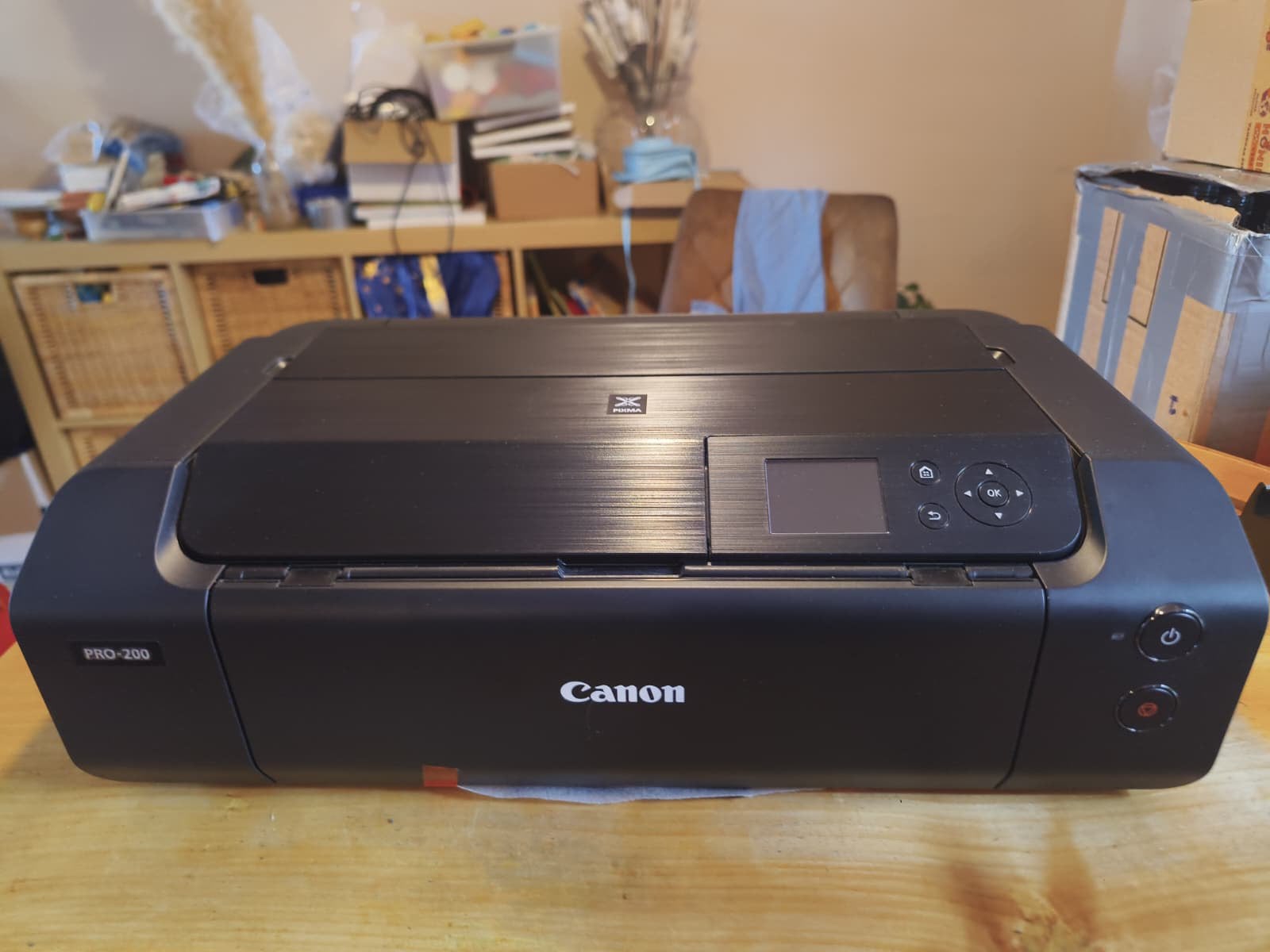 Canon PIXMA PRO-200 A3+ fotoprinter – nauwelijks gebruikt, Computers en Software, Printers, Ophalen, Zo goed als nieuw