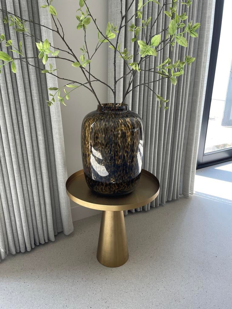 Gouden bijzettafel - Elegant en stijlvol, Huis en Inrichting, Woonaccessoires | Etagères, Ophalen of Verzenden, Zo goed als nieuw
