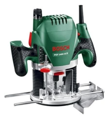 Bosch Groen POF 1400 ACE bovenfrees - 1400w, Doe-het-zelf en Verbouw, Ophalen, Zo goed als nieuw, Bovenfrees, Bosch