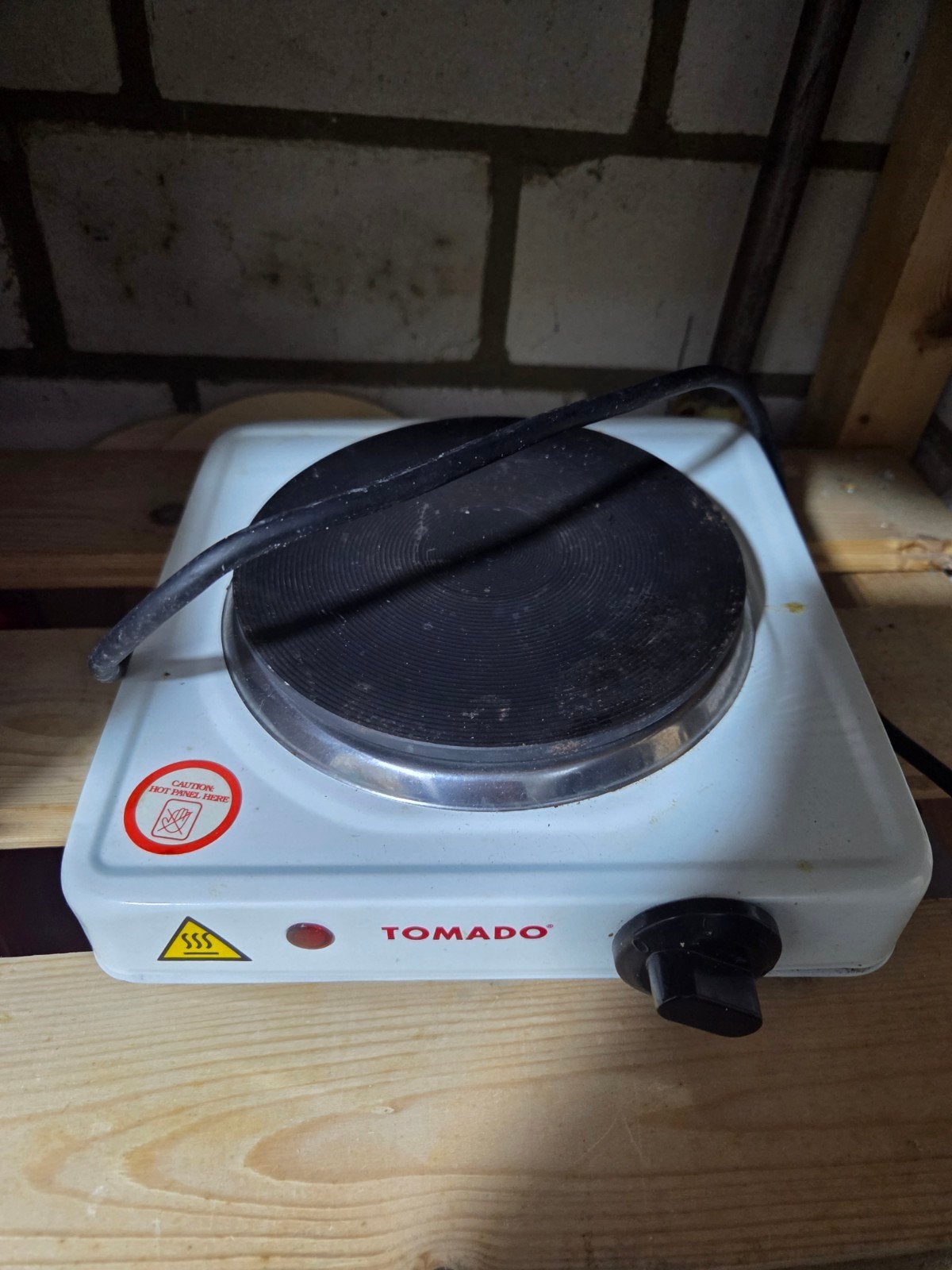 Tomado elektrische kookplaat - Compact en draagbaar, Ophalen of Verzenden, Gebruikt