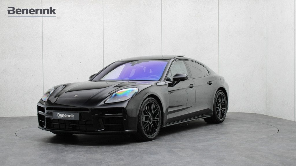 Porsche Panamera 4.0 Turbo S E-Hybrid | Burmester 3D | PCCB, 12 maanden, Gebruikt, 4 stoelen, Zwart