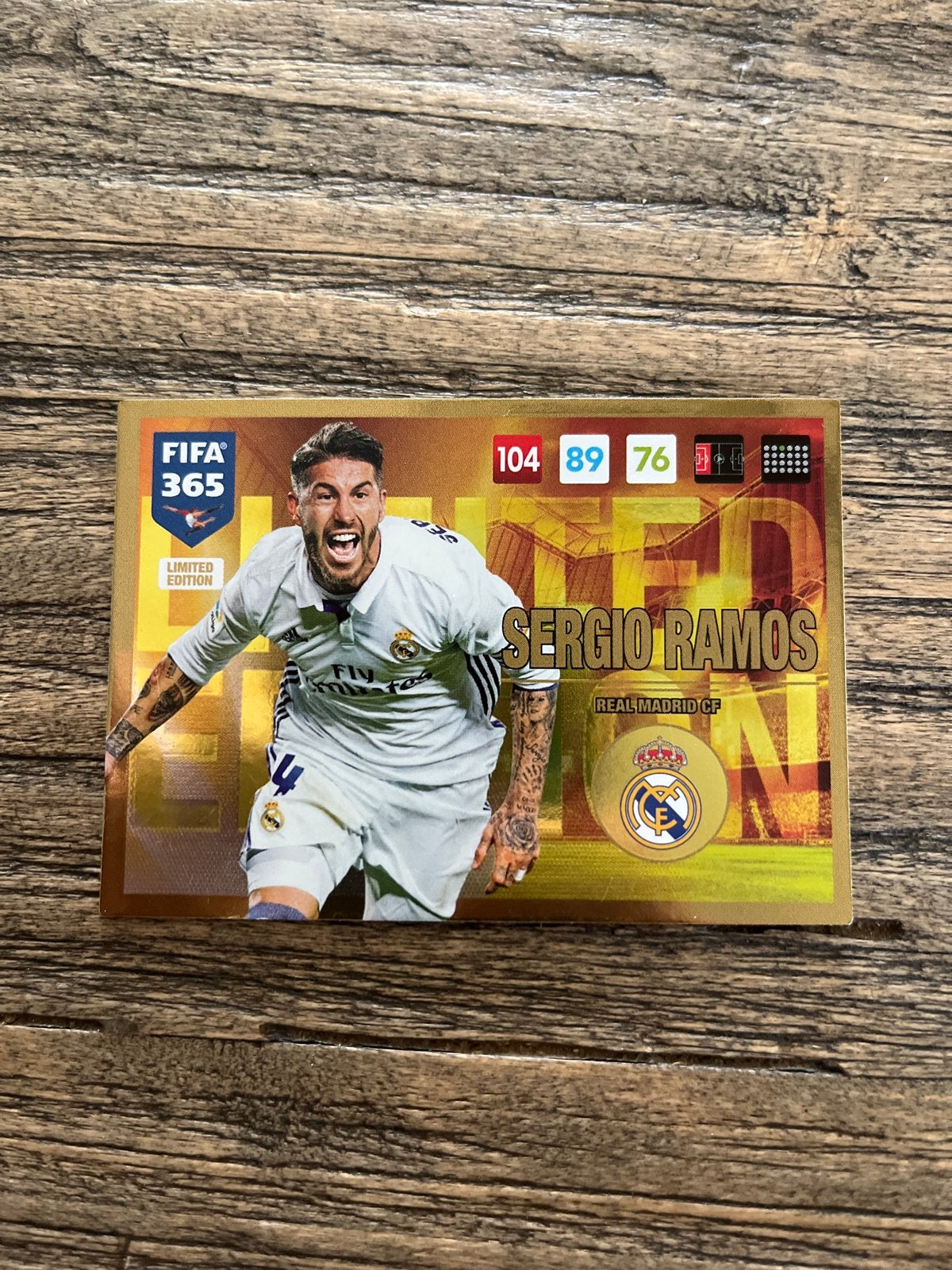 FIFA 365 Limited Edition Sergio Ramos Spelerskaart, Ophalen of Verzenden, Zo goed als nieuw, Buitenlandse clubs, Spelerskaart